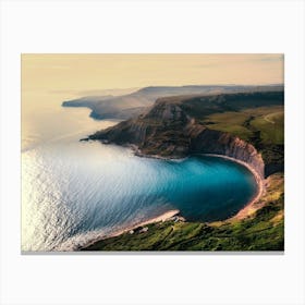 Cliffs Of Dorset Canvas Print