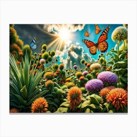 Magical Plants 4 Canvas Print