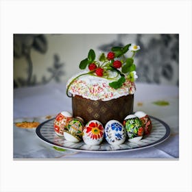 Easter Cake 3 Canvas Print