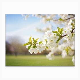 Blossoming Apple Tree 2 Canvas Print