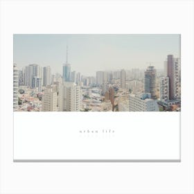 Urban Life - São Paulo - Photography Canvas Print
