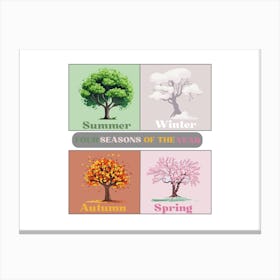 Seasons Of The Year Canvas Print