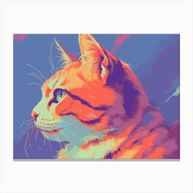 Cat Painting 2 Canvas Print
