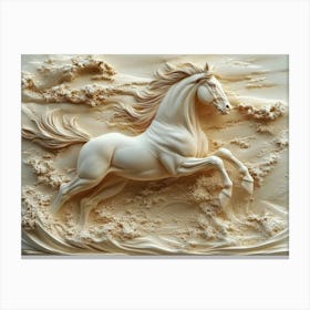 Horse Sculpture Canvas Print