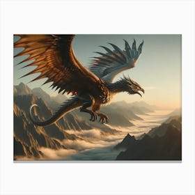 DragonEagle Canvas Print