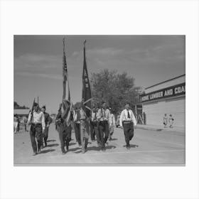 Untitled Photo, Possibly Related To Legionaries Parade On The Fourth Of July At Vale, Oregon By Russell Lee Canvas Print