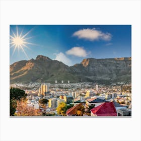 Cape Town table mountain Canvas Print