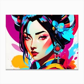 Chinese Girl 6 Canvas Print