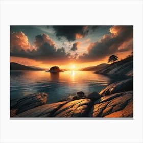 sunset 1 Canvas Print