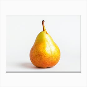 Pear Isolated On White Background Canvas Print