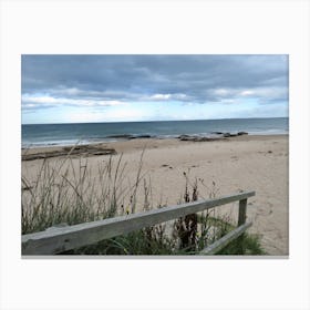 Sand Dunes Moody Landscape Beach Scotland Canvas Print