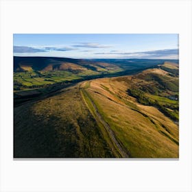 Aerial View Of The Dales 6 Canvas Print