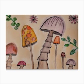 Mushroom Madness Canvas Print