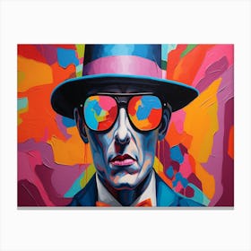 Man In A Hat 3 Canvas Print