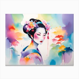 Geisha 56 Canvas Print