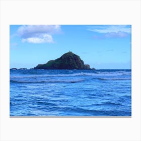 Small Island Off The Road To Hanna (Maui Series) Canvas Print