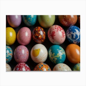 Colorful Easter Eggs 6 Canvas Print