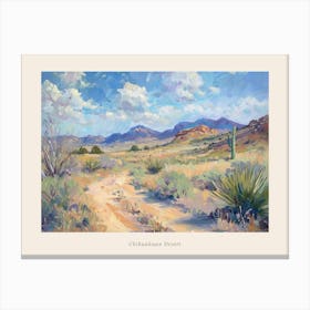 Western Landscapes Chihuahuan Desert Texas 3 Poster Canvas Print