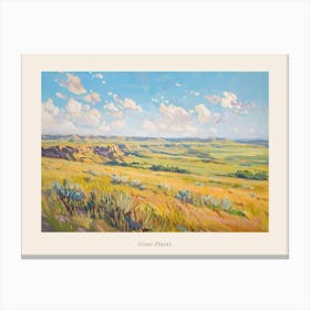 Western Landscapes Great Plains 2 Poster Canvas Print