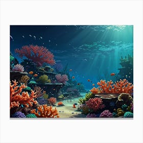 Coral Reef 4 Canvas Print