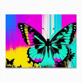 Butterfly Painting 120 Canvas Print