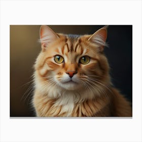 Cute Cat Canvas Print