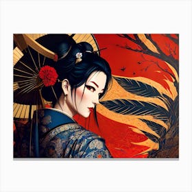 Asian Woman 1 Canvas Print