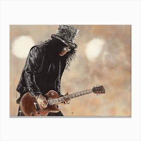 Slash. Guns and Roses. Canvas Print