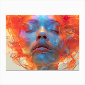 Psychedelic Portrait Canvas Print