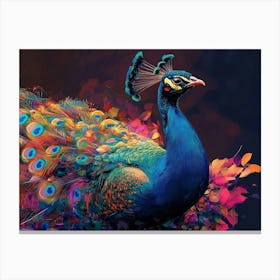 Peacock 37 Canvas Print