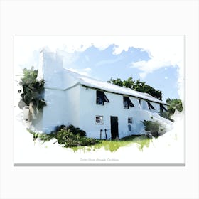 Carter House, Bermuda, Caribbean Canvas Print