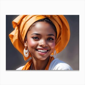 African Beauty Canvas Print