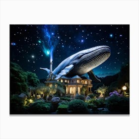 House Of Whales Canvas Print