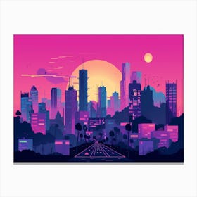 Mexico City Skyline Canvas Print
