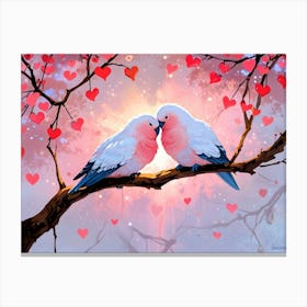 Love Birds 3 Canvas Print