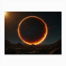 Eclipse - Eclipse Stock Videos & Royalty-Free Footage 1 Canvas Print