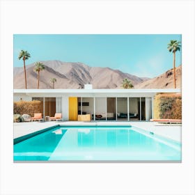 California Dreaming - Mid-Century Modern Palm Springs Canvas Print