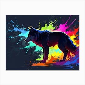 Wolf Painting 10 Canvas Print