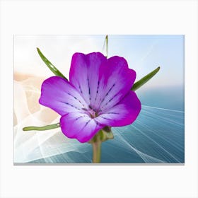 Purple Flower Canvas Print