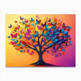 Butterfly Tree 1 Canvas Print