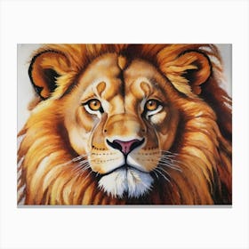 Lion Painting 2 Canvas Print