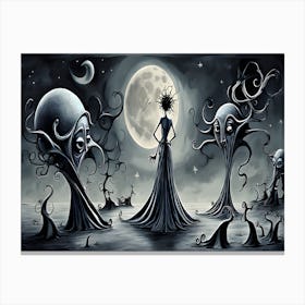 Bathed in Moonlight Canvas Print