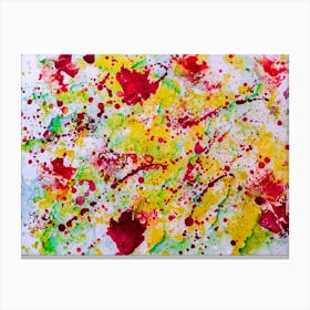 Splatter Painting 2 Canvas Print