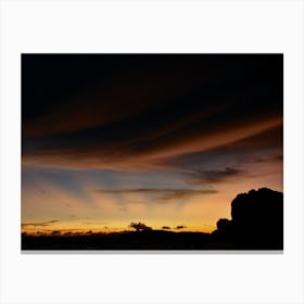 Sunset In Railay, Thailand Canvas Print