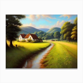 Country Road 9 Canvas Print