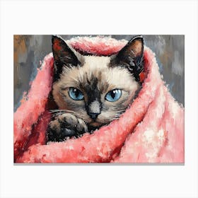 Bathroom Cat 10 Canvas Print