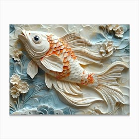 Beautiful 3d Fish 1 Canvas Print