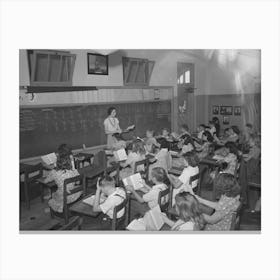 Untitled Photo, Possibly Related To Music Class At The Balboa School, San Diego, The Crowded Condition Of Canvas Print