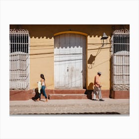 Timing In The Streets Of Mexico Canvas Print