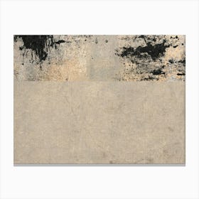 Beige, Tan and Brown Textured Abstact Art Canvas Print